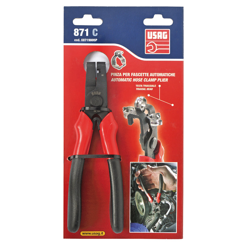 871 C - Automatic cable tie pliers click - Usag - U08719005P 871 C - Automatic cable tie pliers click - Usag - U08719005P